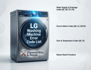 LG washing machine error code list: Full guide & Fixes