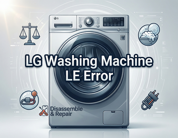 LG washing machine LE error: Fix guide and common causes