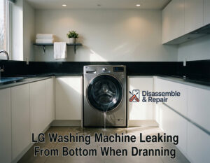 LG washing machine leaking from bottom when draining - Fix