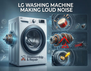 LG washing machine making loud noise: Easy Fixes & Tips