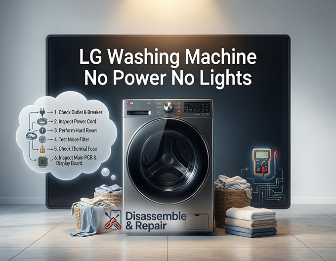 LG washing machine no power no lights: Troubleshooting Guide