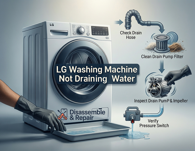 LG washing machine not draining water? Top 5 Easy Fixes