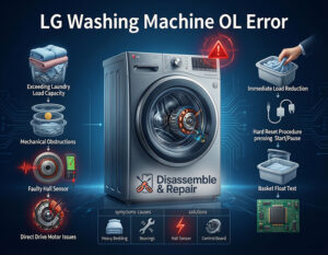 LG washing machine OL error: How to Fix Overload Issues