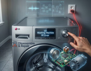 LG washing machine PF error: Troubleshooting and reset guide