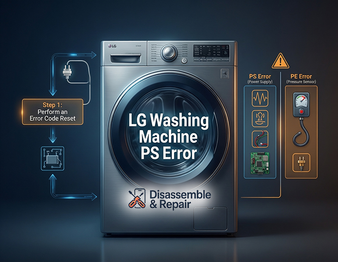 LG washing machine PS error: Causes & How to Fix Guide