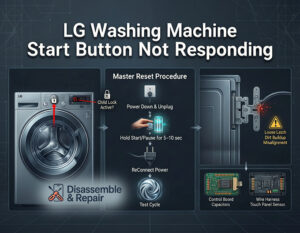 LG washing machine start button not responding? Fix guide