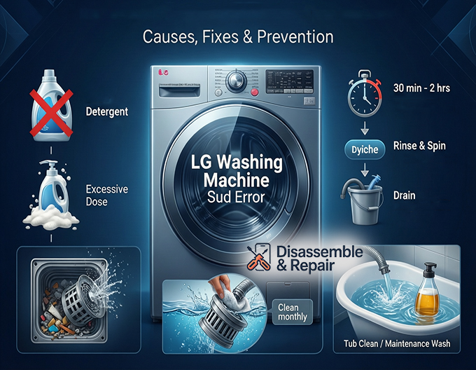 LG washing machine Sud error: Fix and troubleshooting guide