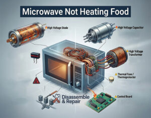 Microwave Not heating food? 5 Easy fixes & Common causes