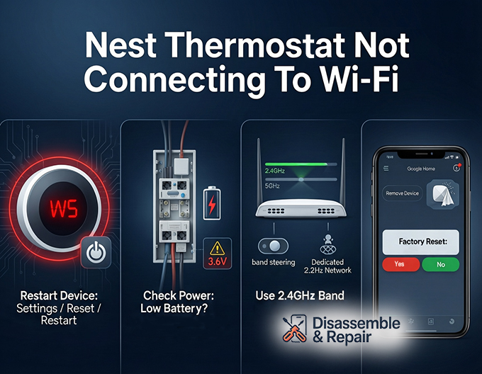 Nest thermostat Not connecting to WiFi: Quick fix guide