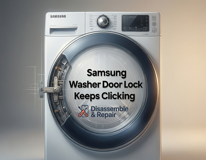 Samsung washer door lock keeps clicking – How to Fix