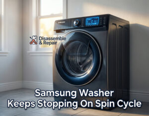 Samsung washer keeps stopping on spin cycle: Repair Guide