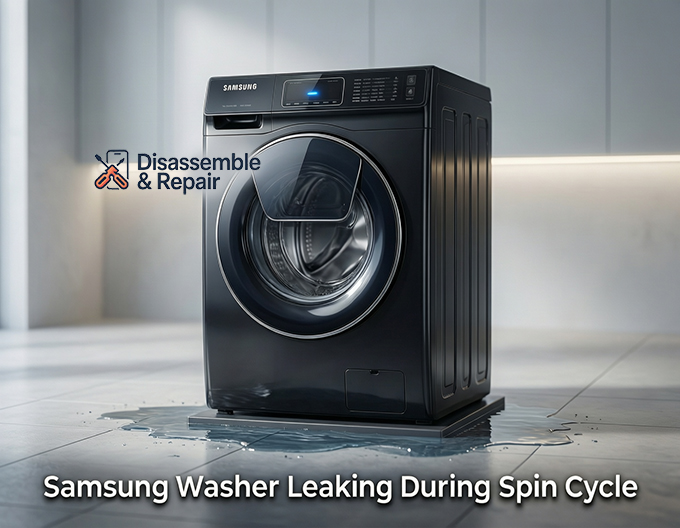 Samsung washer leaking during spin cycle: Repair Guide