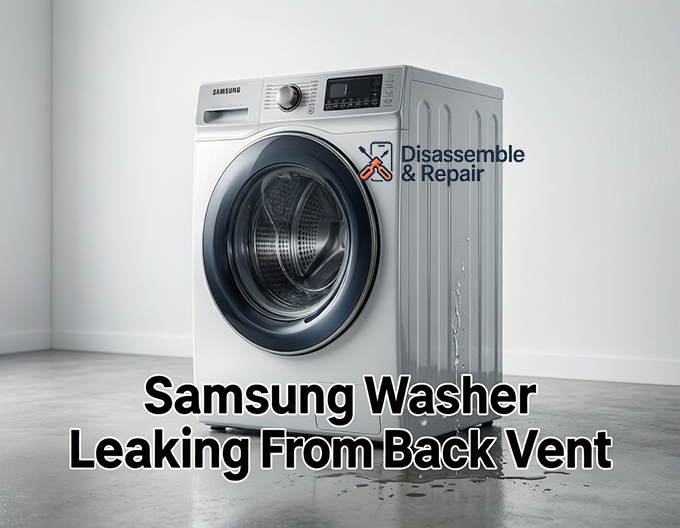 Samsung washer leaking from back vent: Causes & Fixes