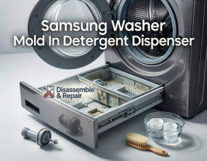 Samsung washer mold in detergent dispenser: How to Clean It