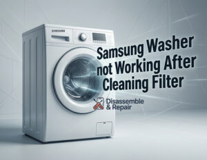 Samsung washer not working after cleaning filter: 5 Fixes