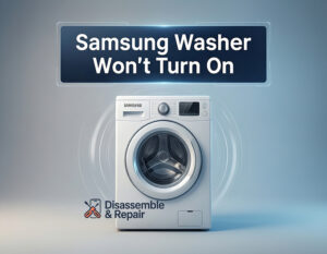 Samsung washer won’t turn on: Troubleshooting & Quick Fixes