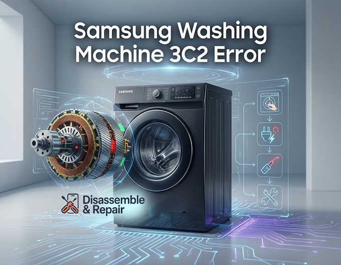 Samsung washing machine 3C2 error: Easy Fix Guide
