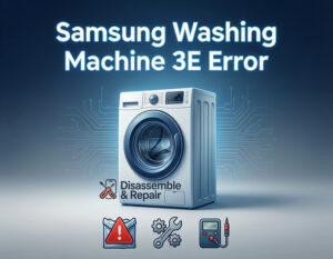 Samsung washing machine 3E error: Causes & How to Fix It