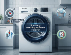 Samsung washing machine 4C1 error: How to Fix It Easily