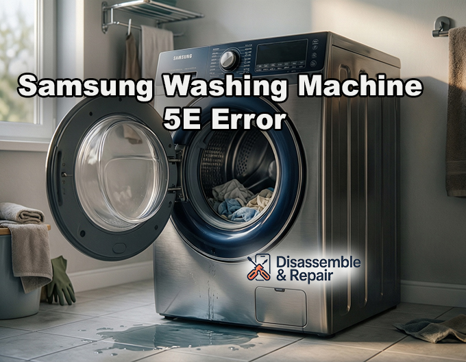 Samsung washing machine 5E error: How to Fix It Quickly