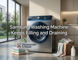 Samsung washing machine keeps filling and draining: Fixes