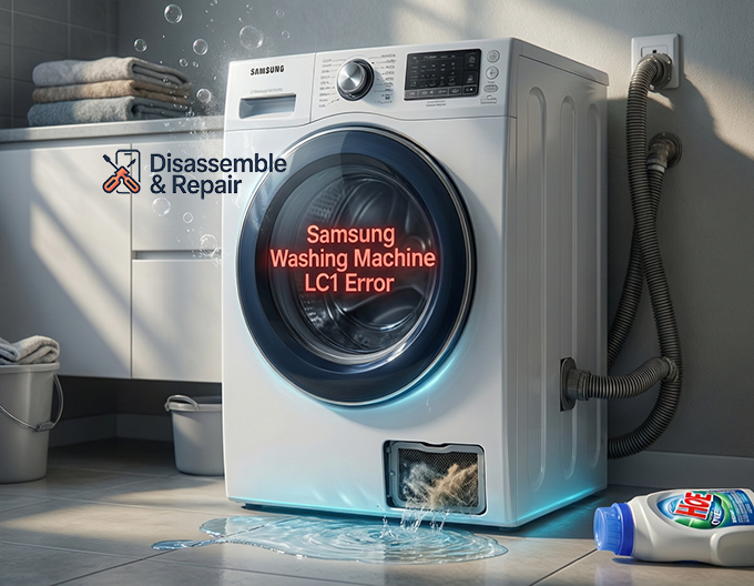 Samsung washing machine LC1 error: Fix Leak & Water Issues
