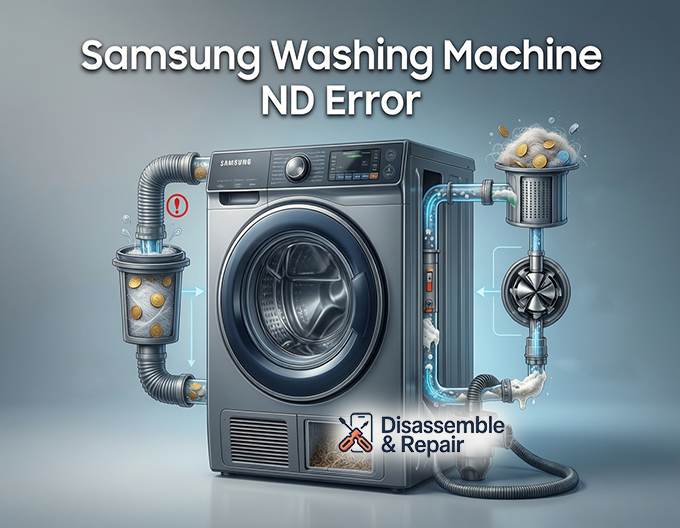 Samsung washing machine ND error: How to Fix Drain Issues
