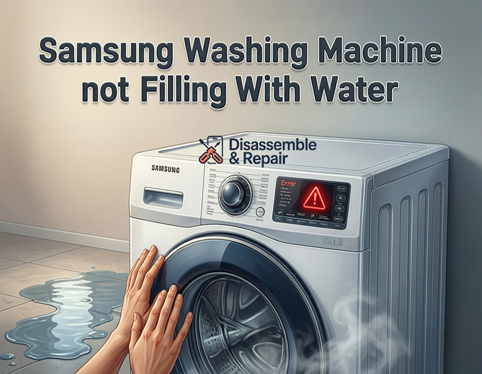 Samsung washing machine not filling with water: Easy Fixes