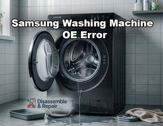 Samsung washing machine OE error: How to Fix Drain Issues