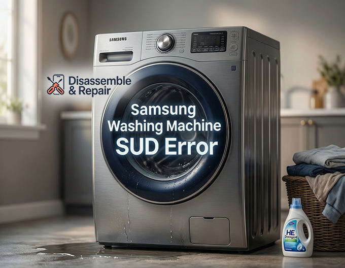 Samsung washing machine SUD error Code: Causes & Fixes