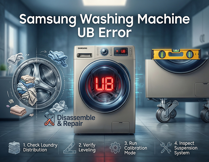 Samsung washing machine UB error: How to Fix Unbalanced Load