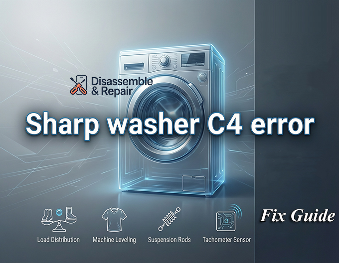 Sharp washer C4 error: Easy Troubleshooting and Fix Guide