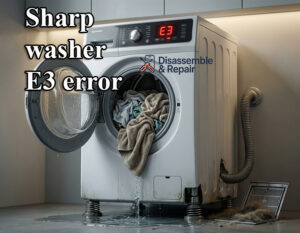 Sharp washer E3 error - Causes and Simple Repair Solutions