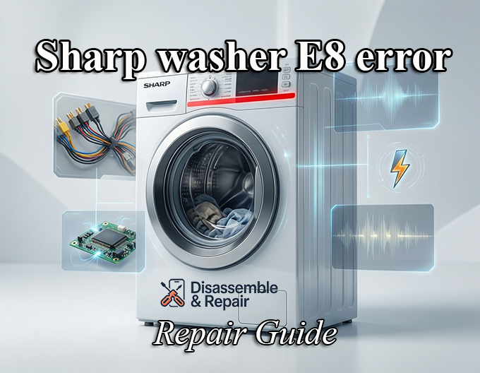 Sharp washer E8 error: Troubleshooting and Repair Guide