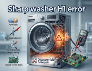 Sharp washer H1 error: How to Fix Temperature Sensor Issues