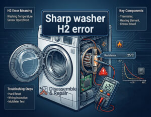 Sharp washer H2 error: How to Fix and Troubleshooting Guide