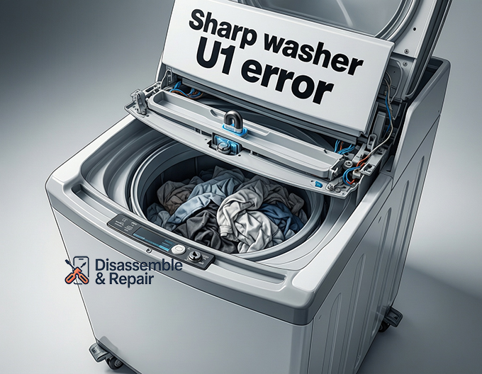 Sharp washer U1 error: How to Fix Loading & Leveling Issues