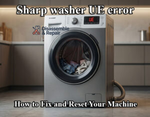Sharp washer UE error: How to Fix and Reset Your Machine