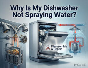 Why is my dishwasher not spraying water? Fix It Now!