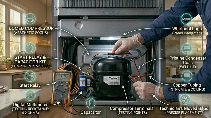 Whirlpool refrigerator compressor not working: Fix & Tips