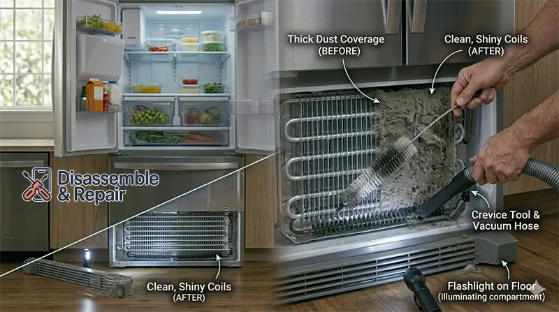Whirlpool Refrigerator Condenser Coils Cleaning Guide