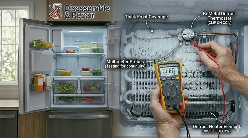 Whirlpool Refrigerator Defrost System Problems & Fixes