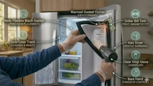 Whirlpool refrigerator door seal replacement Guide
