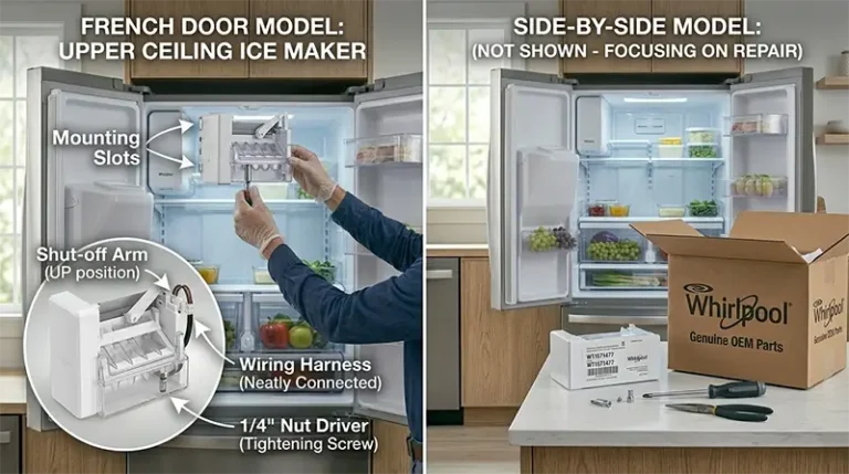 Whirlpool Refrigerator Ice Maker Replacement & Parts