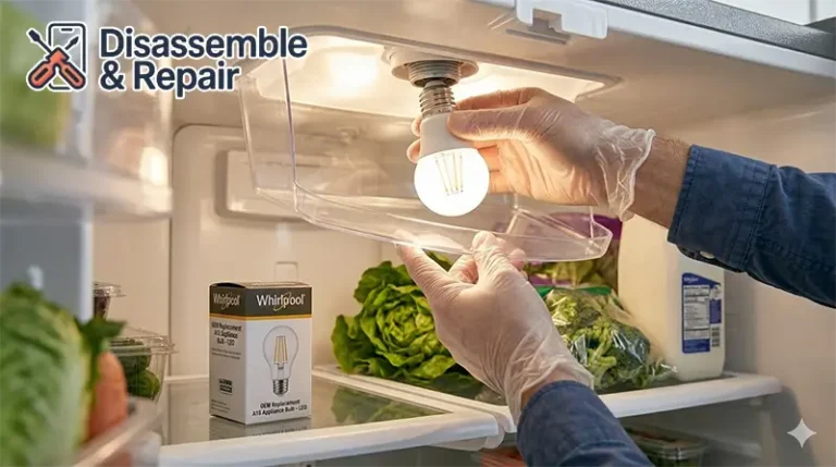 Whirlpool Refrigerator Interior Light Bulb Replacement Guide