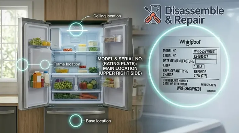 Whirlpool Refrigerator Model Number Location: Where to Look