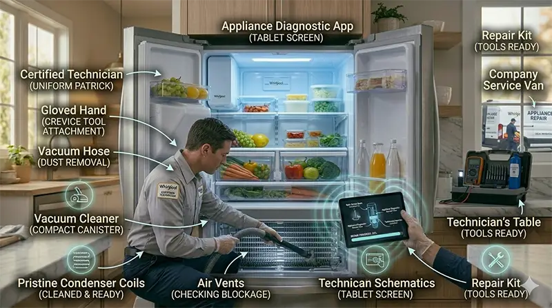 Whirlpool refrigerator repair near me - Local Experts