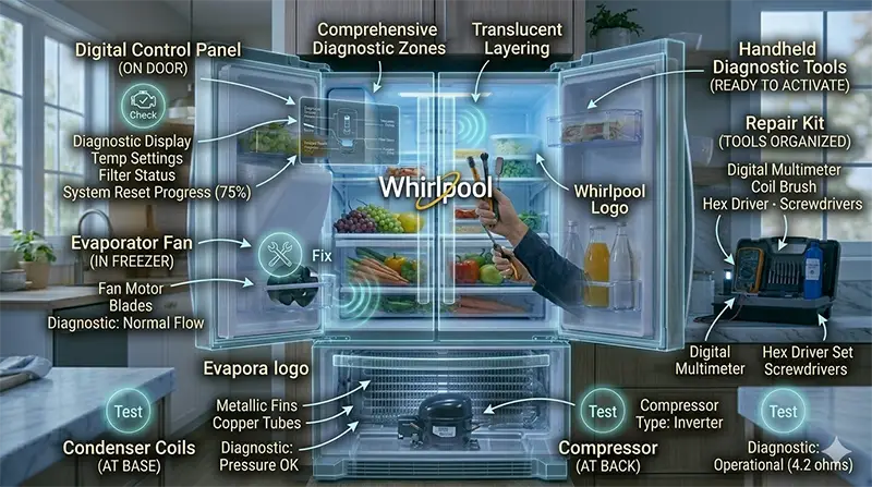 Whirlpool refrigerator troubleshooting & Easy DIY fixes