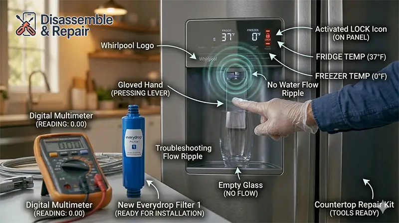 Whirlpool Refrigerator Water Dispenser Not Working: Fix It