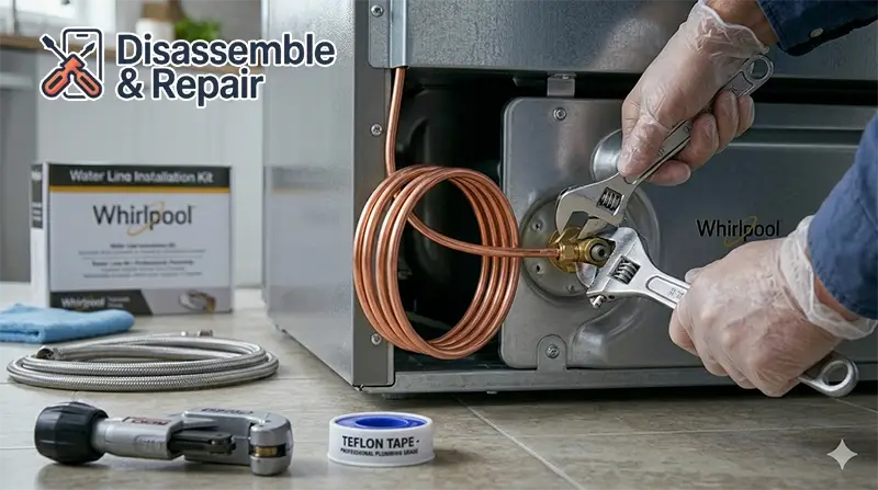 Whirlpool Refrigerator Water Line Installation: Step Guide Whirlpool Refrigerator Water Line Installation: Step Guide